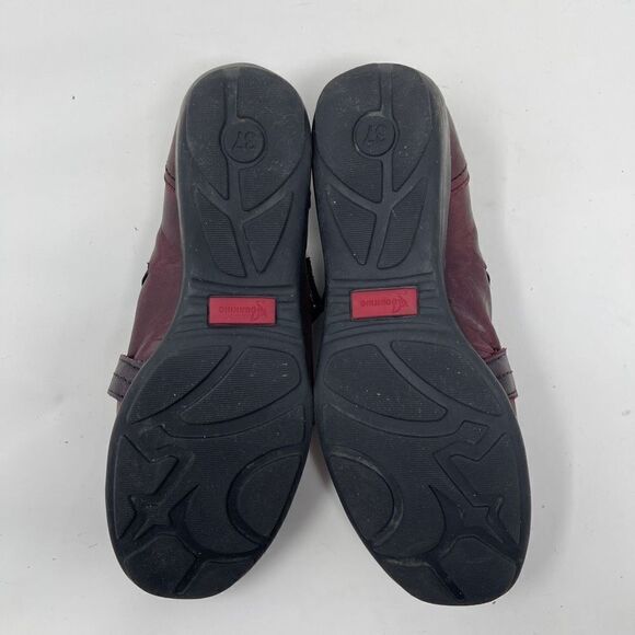 Dorking by Fluchos Womens Slip On Comfort Shoes Close Toe Leather Burgundy EU 37 - Picture 7 of 10